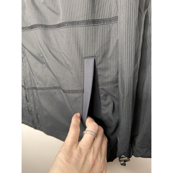 Zenergy Chico's Black Zip Jacket Athleisure Lightweight Long Sleeve Size 3 - Picture 5 of 9